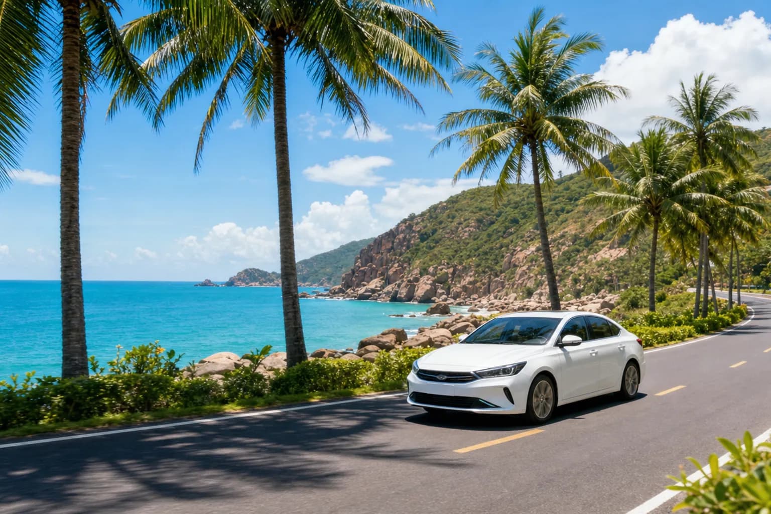 Quy Nhon car handoff area